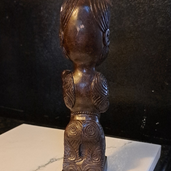 Handcrafted Wooden Tribal Figurine - Picture 2 of 2